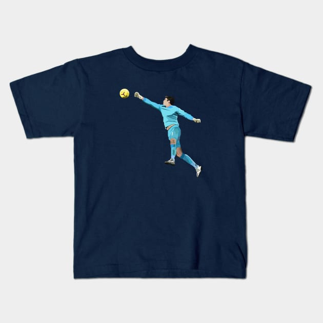 Nick Pope Kids T-Shirt by Webbed Toe Design's